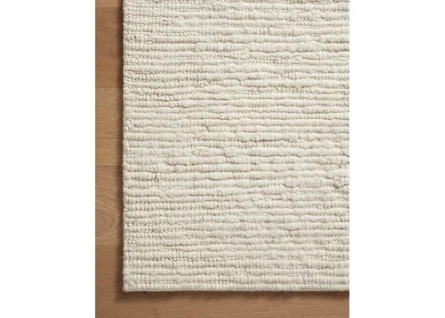 Ava AVA-01 Dove / Ivory 8''6" x 11''6" Rug by Magnolia Home By Joanna Gaines