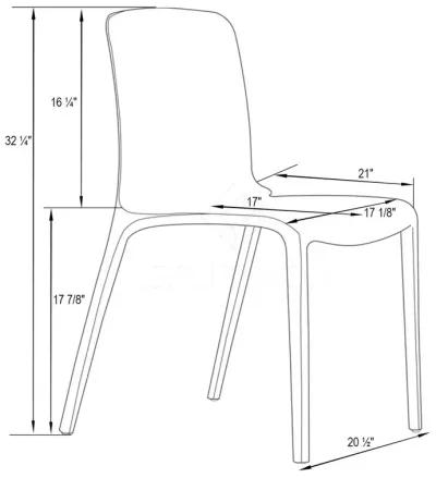 LeisureMod Murray Modern Dining Chair