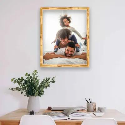 Gold Bamboo Picture Frame