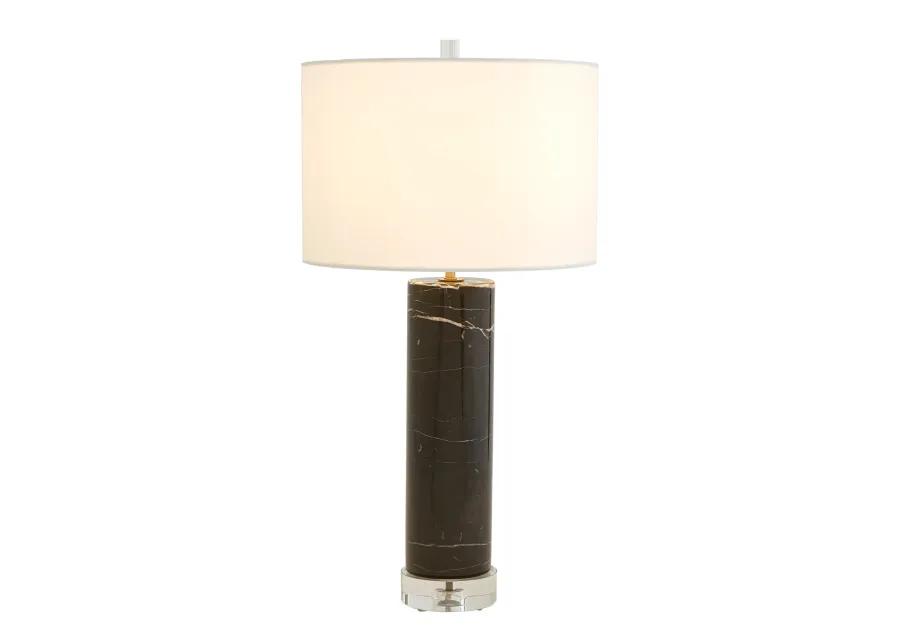 Marble Cylinder Table Lamp