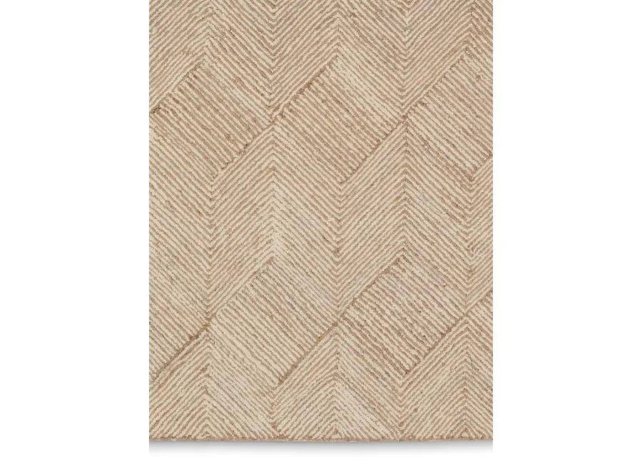 Mercia Castellan Natural 3' x 8' Runner Rug