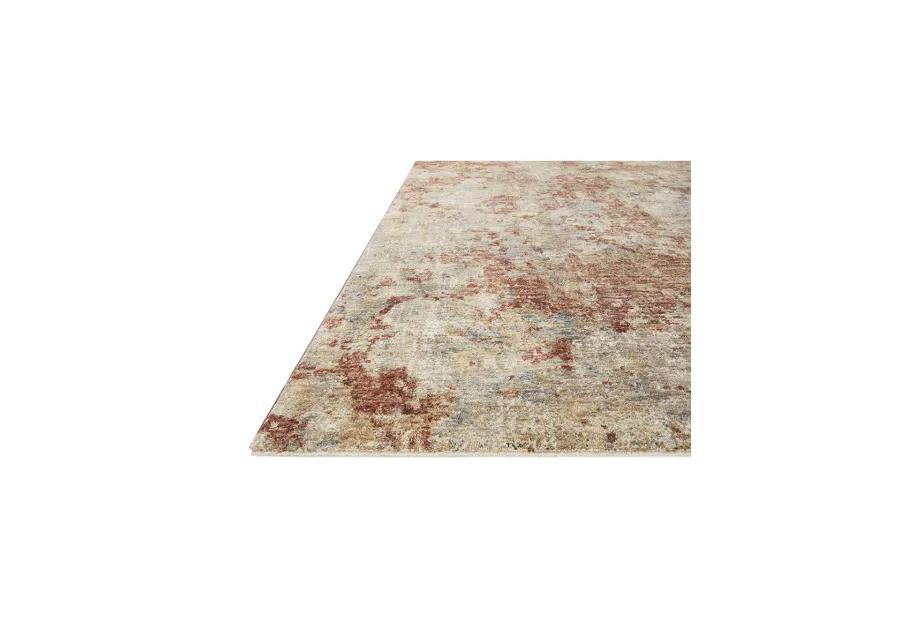 Gaia GAA03 Taupe/Brick 7'10" x 10'2" Rug