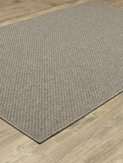 Caicos 1'10" x 7'6" Grey Rug