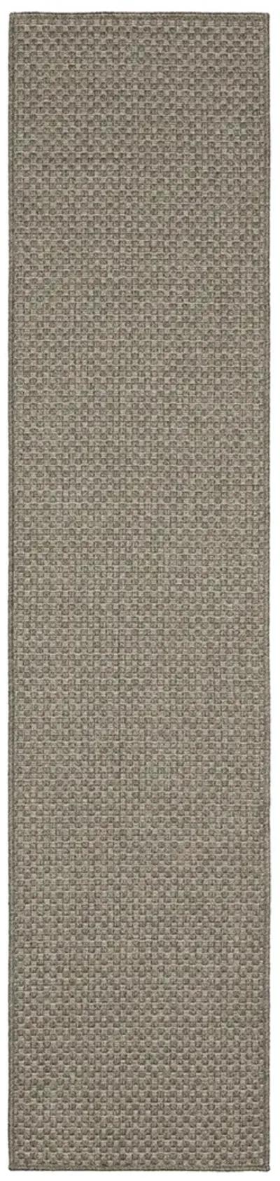 Caicos 1'10" x 7'6" Grey Rug