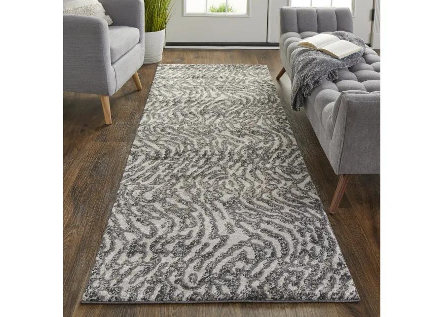 Vancouver 39FJF Gray/Taupe/Ivory 2'10" x 7'10" Rug