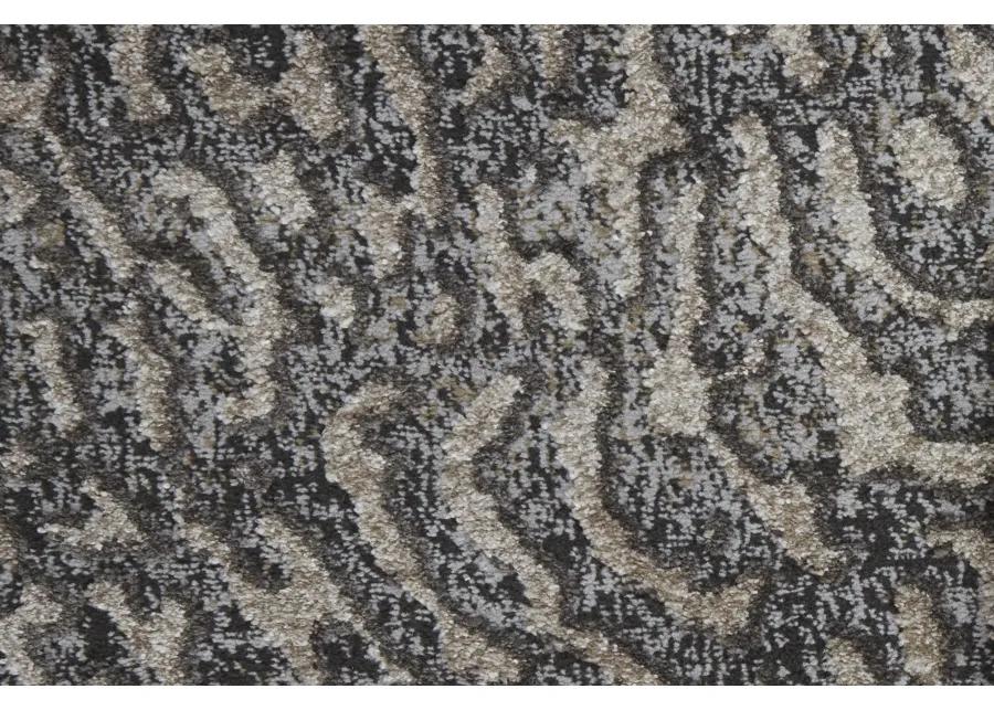 Vancouver 39FJF Gray/Taupe/Ivory 2'10" x 7'10" Rug