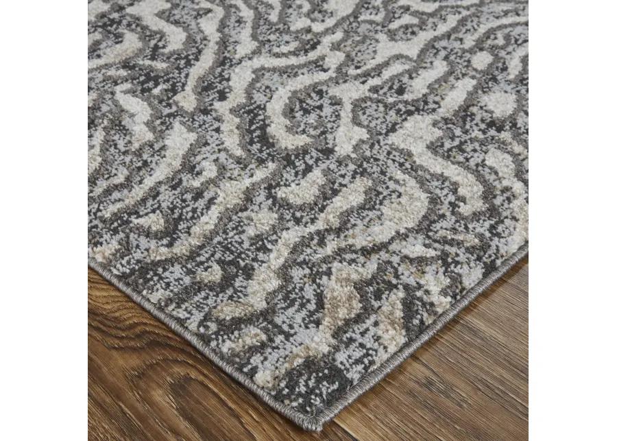 Vancouver 39FJF Gray/Taupe/Ivory 2'10" x 7'10" Rug