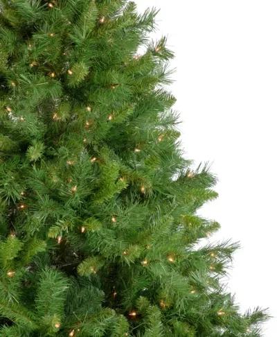 7.5' Pre-Lit Chatham Pine Artificial Christmas Tree  Clear Lights