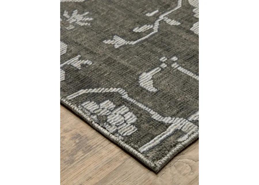 Intrigue 3'10" x 5'5" Grey Rug