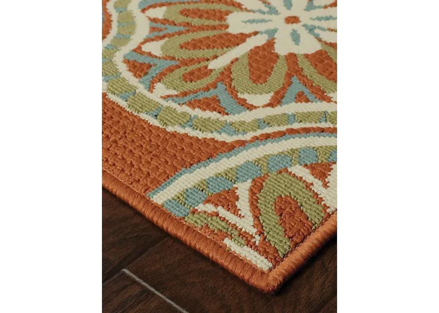 Montego 8'6" x 13' Rust Rug