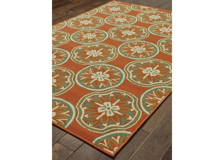 Montego 8'6" x 13' Rust Rug