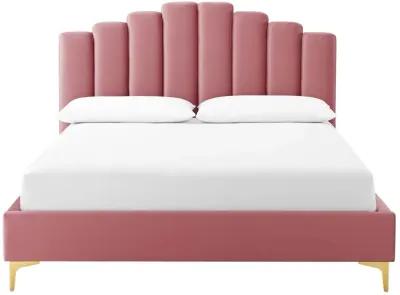 Modway - Olivia Queen Performance Velvet Platform Bed