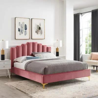 Modway - Olivia Queen Performance Velvet Platform Bed