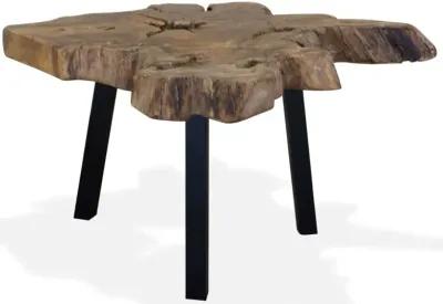 vidaXL Coffee Table Genuine Teak 31.4"x27.5"x14.9"