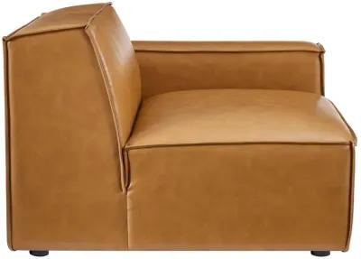 Restore Vegan Leather 4-Piece Sofa Brown EEI-4710-TAN