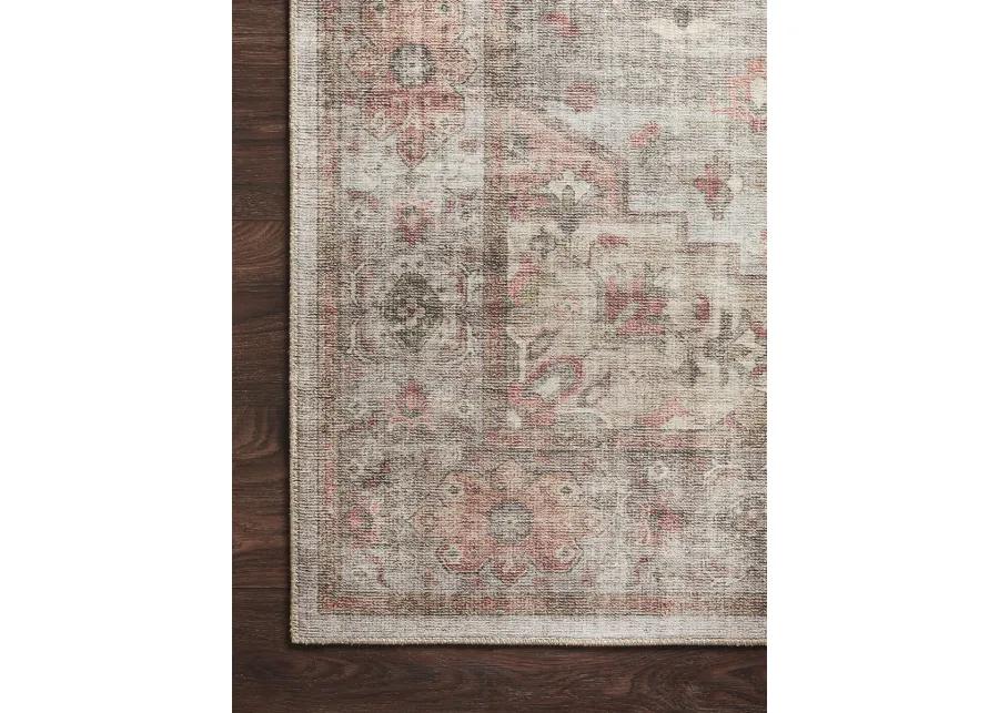 Heidi HEI02 Dove/Spice 3'6" x 5'6" Rug by Loloi II