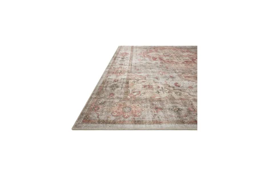 Heidi HEI02 Dove/Spice 3'6" x 5'6" Rug by Loloi II