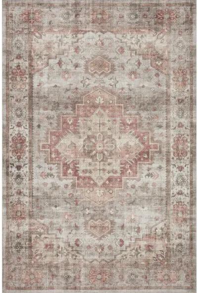 Heidi HEI02 Dove/Spice 3'6" x 5'6" Rug by Loloi II