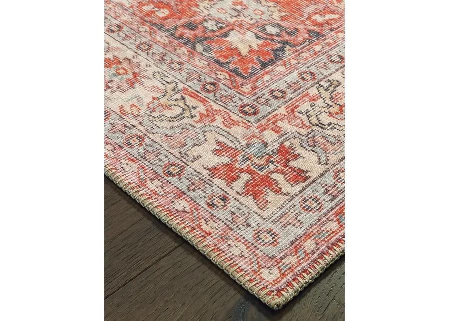 Sofia 4'3" x 6'3" Red Rug