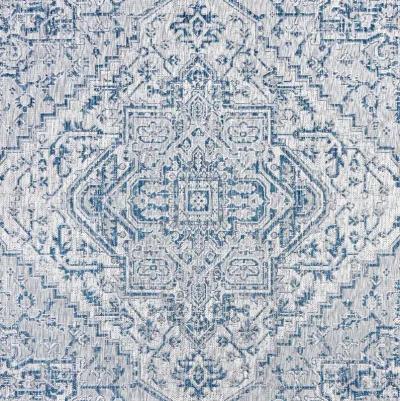 Estrella Bohemian Medallion Textured Weave Indoor/Outdoor Runner Rug