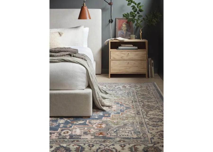 Janey JAY03 Indigo/Multi 6'7" x 9'2" Rug by Magnolia Home by Joanna Gaines