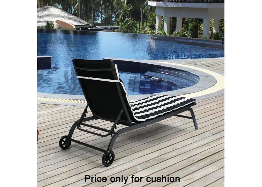 Outdoor Lounge Chair Cushion Set for Patio Furniture