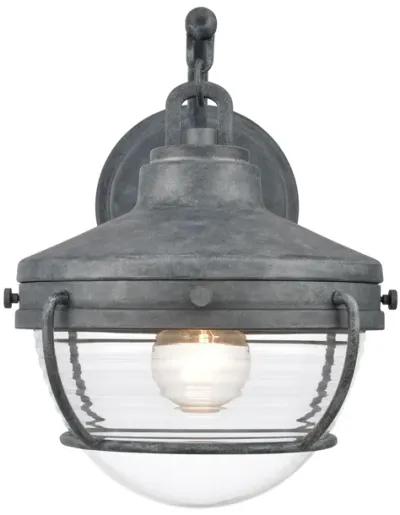 Eastport 12'' High 1-Light Grey Outdoor Sconce