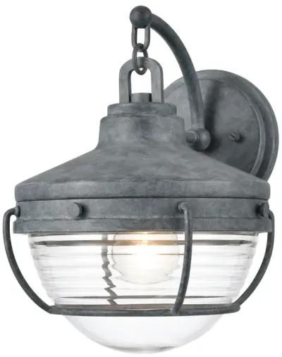 Eastport 12'' High 1-Light Grey Outdoor Sconce