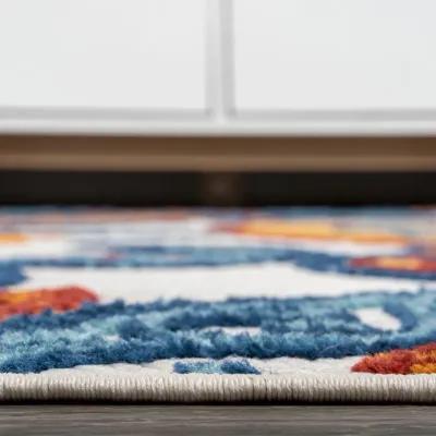 Julien Paisley High-Low Indoor/Outdoor Area Rug