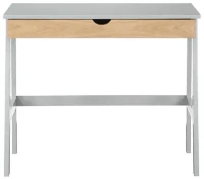 Hilton Desk In Gray/Natural