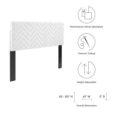 Modway - Mercy Chevron Tufted Performance Velvet King/California King Headboard