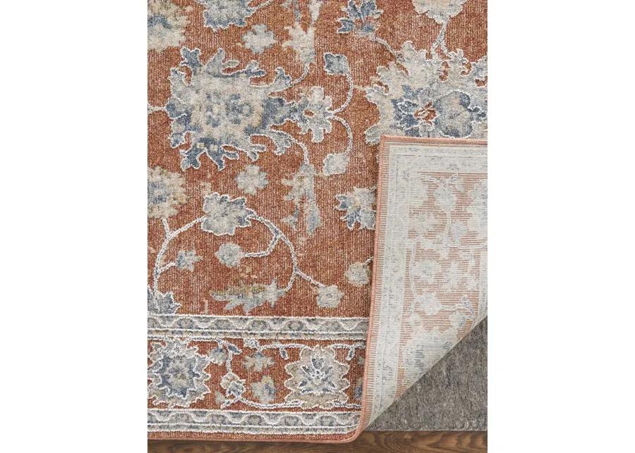 Pasha 39M7F 5' x 7'6" Red/Ivory/Blue Rug