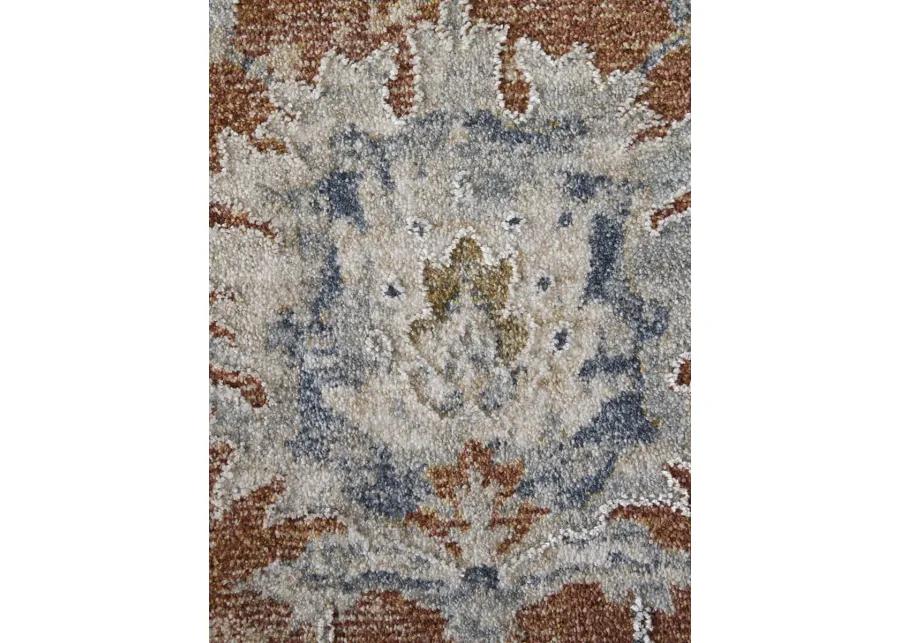 Pasha 39M7F 5' x 7'6" Red/Ivory/Blue Rug