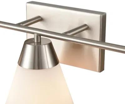 Vivica 24'' Wide 3-Light Silver Vanity Light