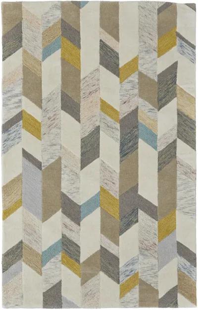 Arazad 8446F Ivory/Taupe/Blue 8' x 10' Rug