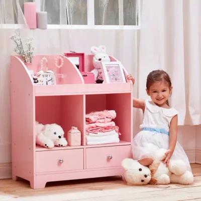 Teamson Kids - Little Princess Cindy Toy Cubby Storage - Pink TD-12230P