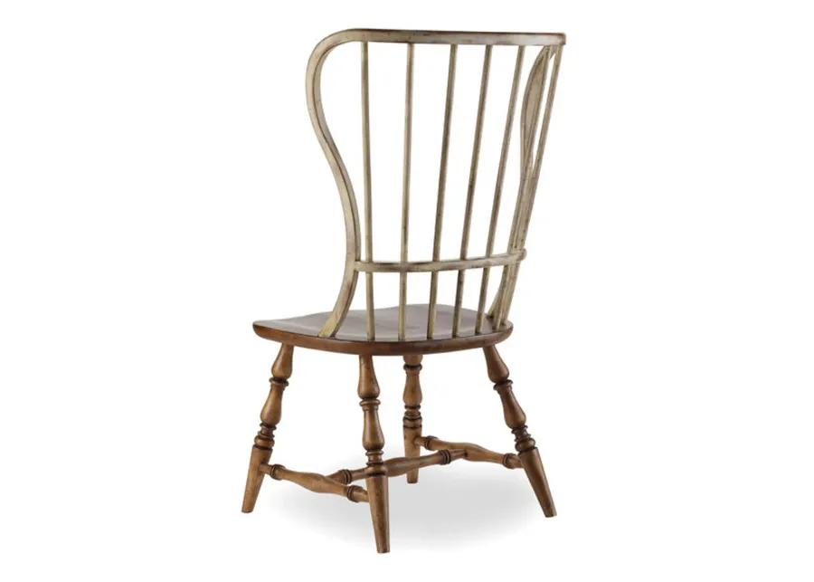 Sanctuary Side Chair in Medium Wood