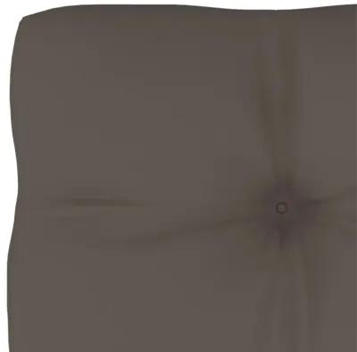 vidaXL Pallet Sofa Cushion Taupe 31.5"x15.7"x4.7"