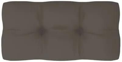 vidaXL Pallet Sofa Cushion Taupe 31.5"x15.7"x4.7"