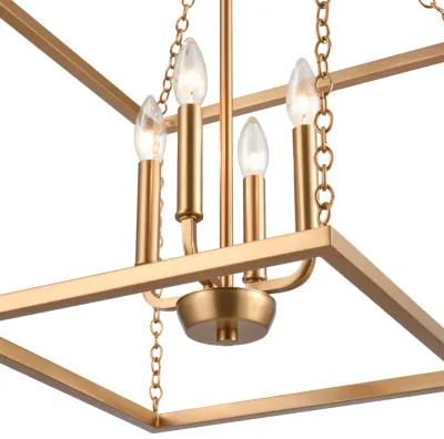 Emmett 17'' Wide 4-Light Gold Pendant