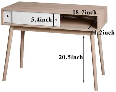 Modern Writing Desk with Ample Workspace, Storage, and Stylish Design