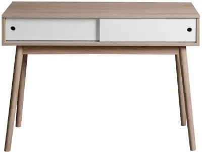 Modern Writing Desk with Ample Workspace, Storage, and Stylish Design