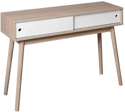 Modern Writing Desk with Ample Workspace, Storage, and Stylish Design