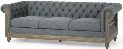 Merax 3-Seat Sofa with Wooden Legs