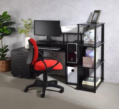 ACME Lyphre Computer Desk, Black Finish