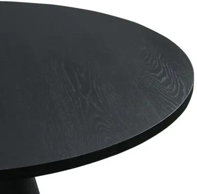 Retro Round Dining Table Minimalist Elegant Table For Living Room, Dining Room