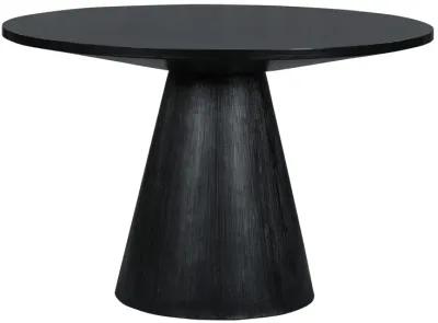 Retro Round Dining Table Minimalist Elegant Table For Living Room, Dining Room