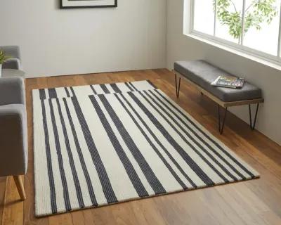 Maguire 8901F Ivory/Black 12' x 15' Rug