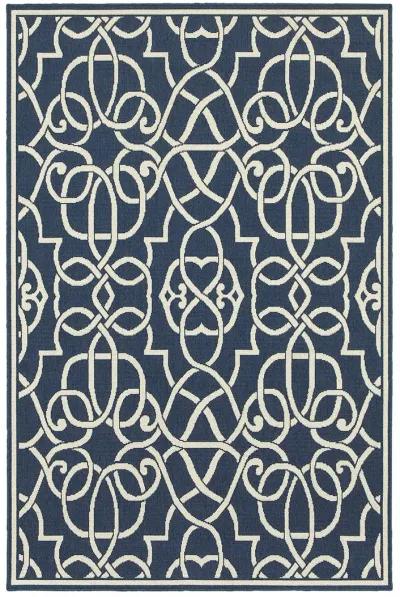 Meridian 8'6" x 13' Navy Rug