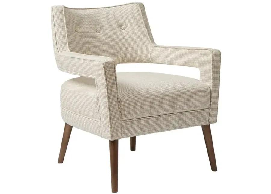 Belen Kox Chic Cream Upholstered Accent Chair, Belen Kox